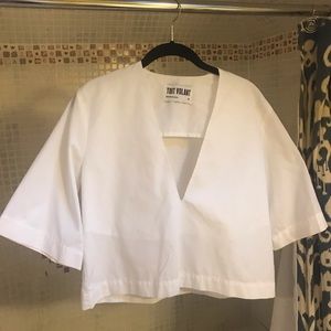White Toit Volant Shirt